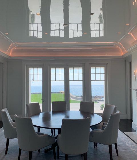 ceiling overlooking the beach