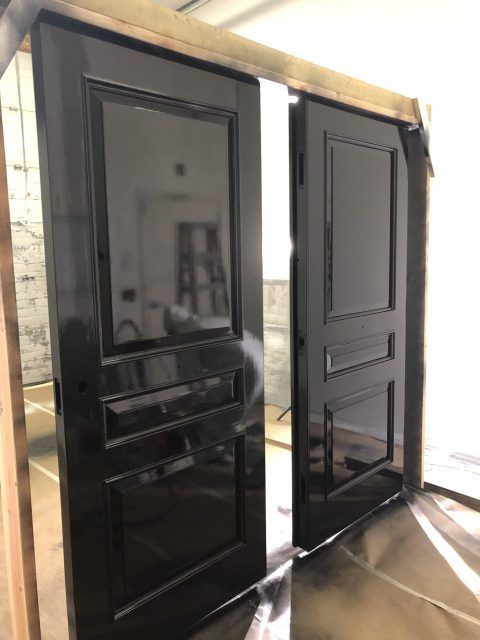 black doors