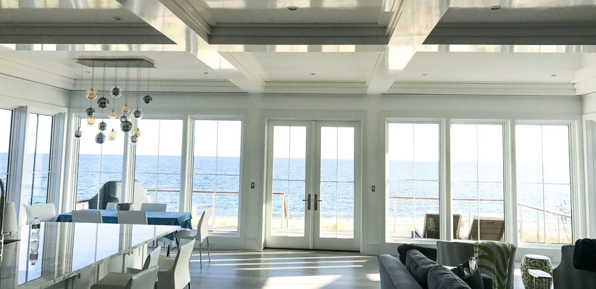 white high gloss ceiling paint in palm beach